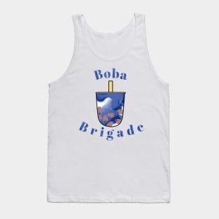 Boba Brigade Platypus Butterfly Pea Milk Tea Tank Top